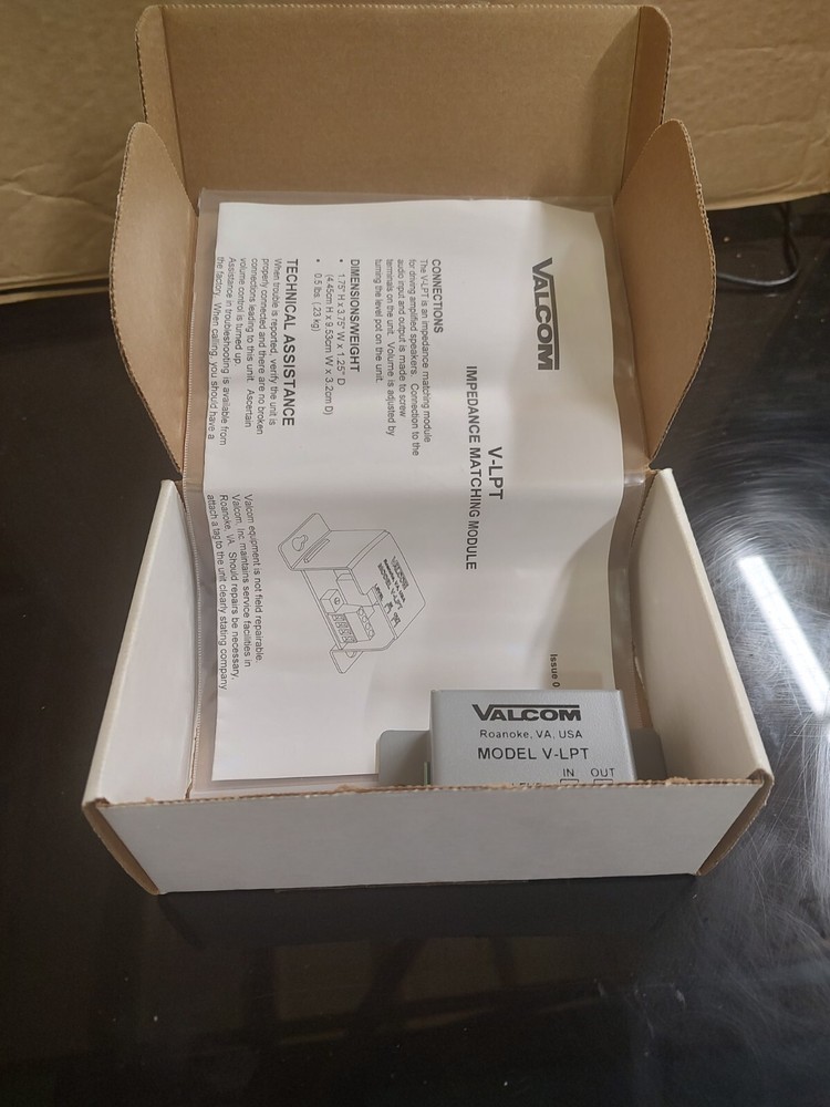 Valcom V-LPT Impedance Matching Module