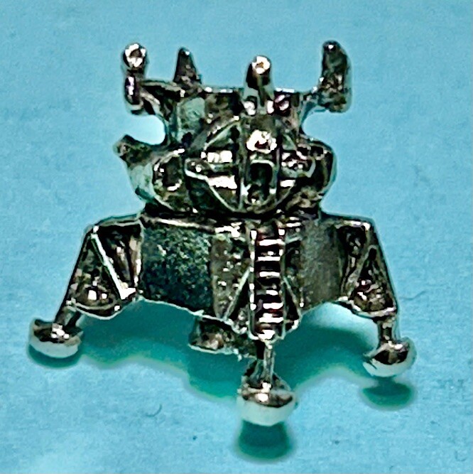 Lunar Landing Module Silver tone Tie-Tack ,Lapel or Hat Pin