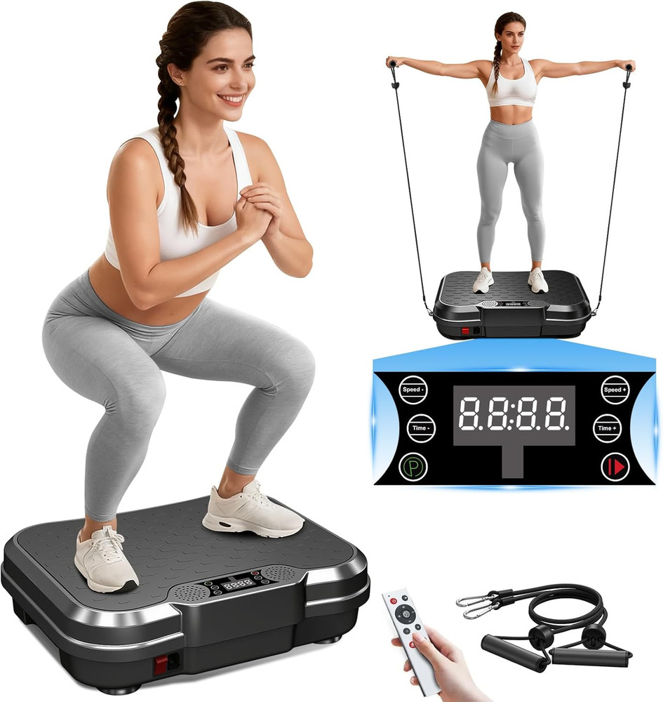 Aorapulse Vibration Plate Exercise Machine, Vibration Plate for Lymphatic Draina