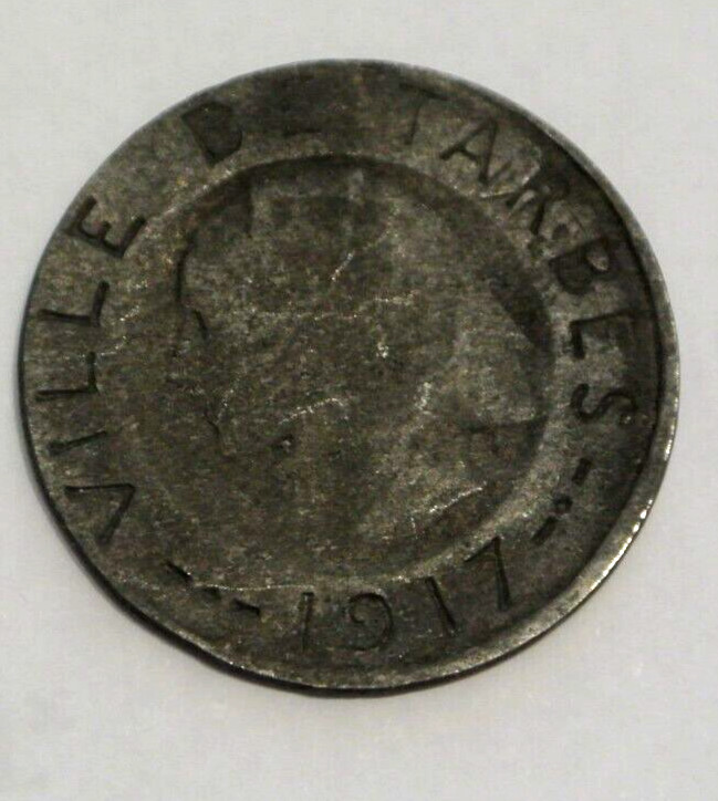 TARBES  5 CENT  FER 1917