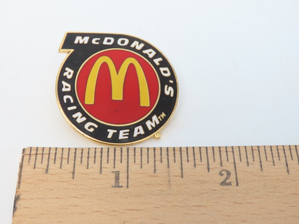 McDonald's Racing Team Lapel Hat Pin 1995