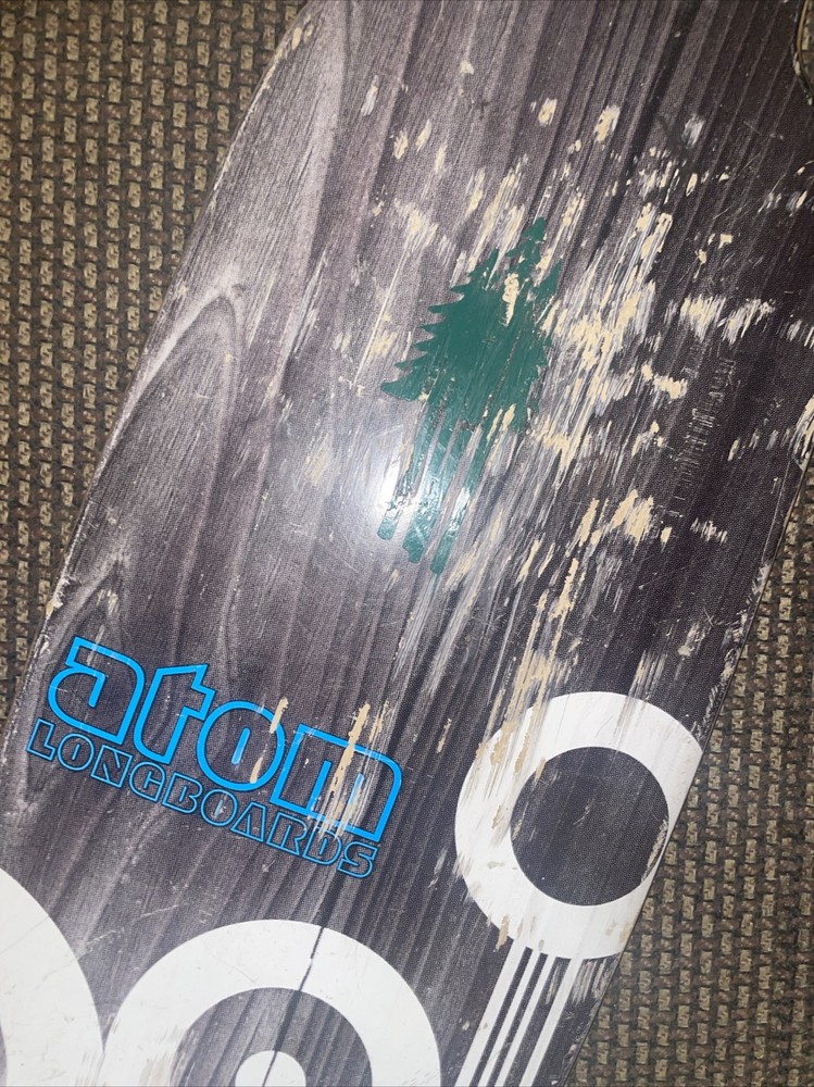Atom 35.5” Drop Through Longboard Skateboard Pure wheels