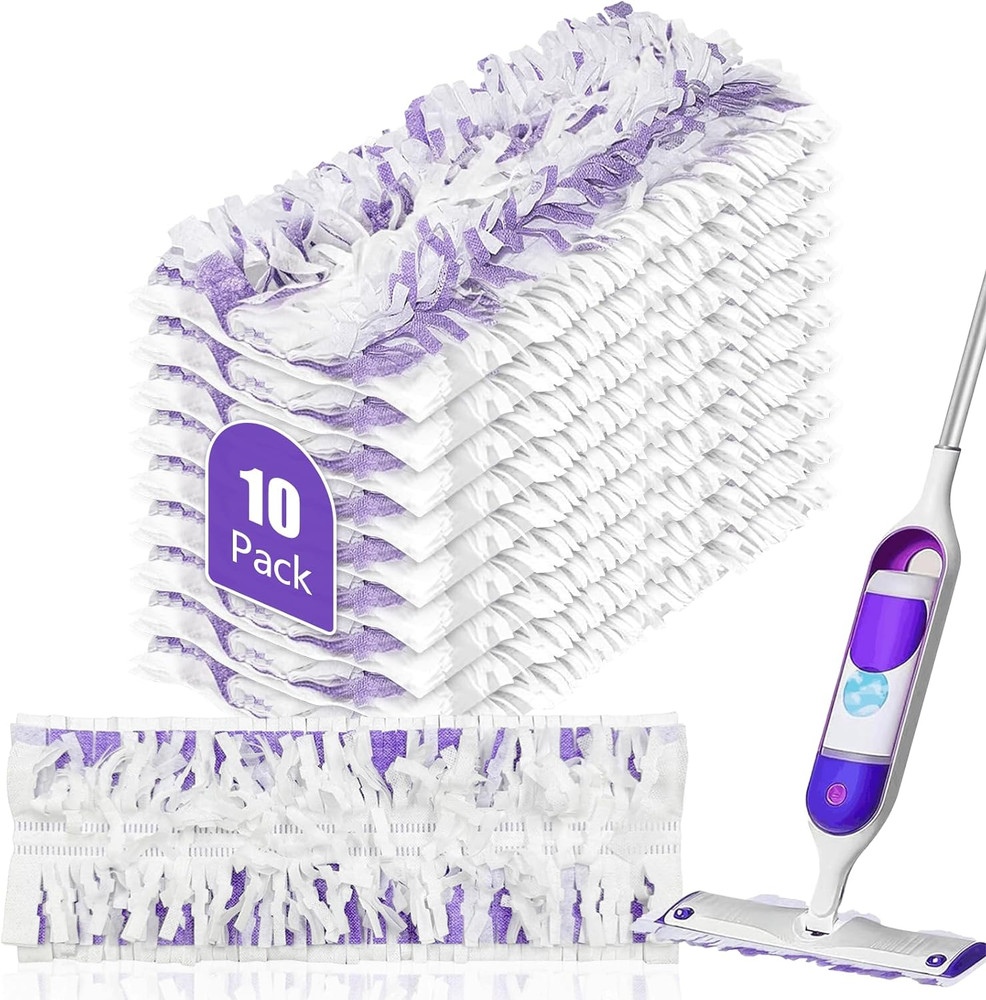 10 Pack Disposable Mopping Pads Refills for PowerMop Multi-Surface