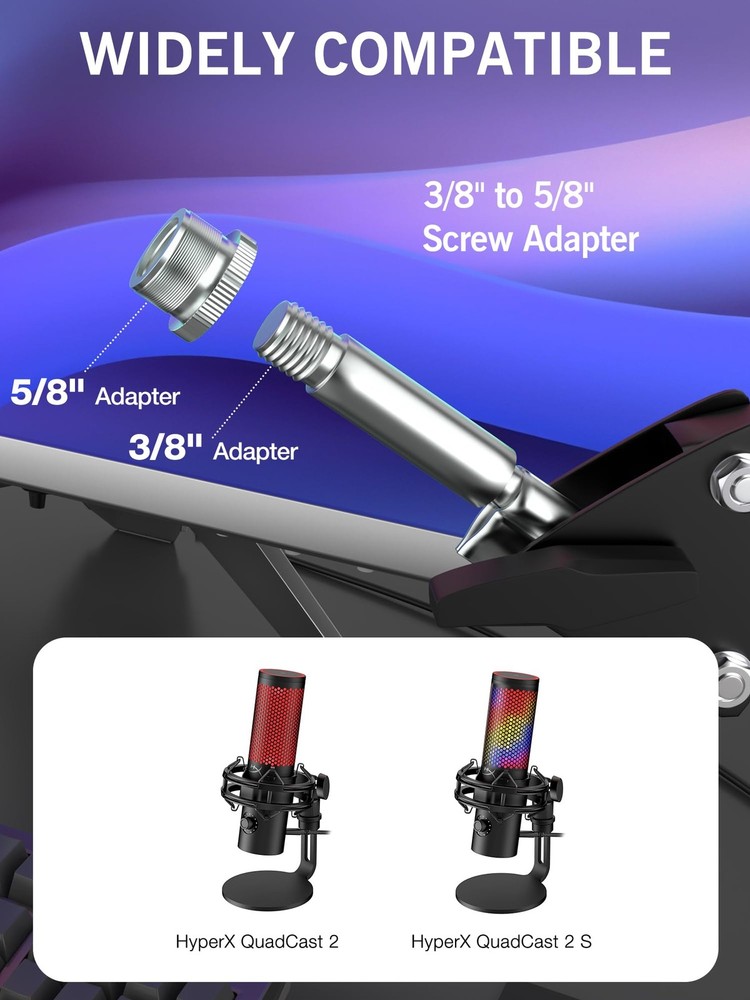 QuadCast 2 Boom Arm, Mic Arm Microphone HyperX 2
