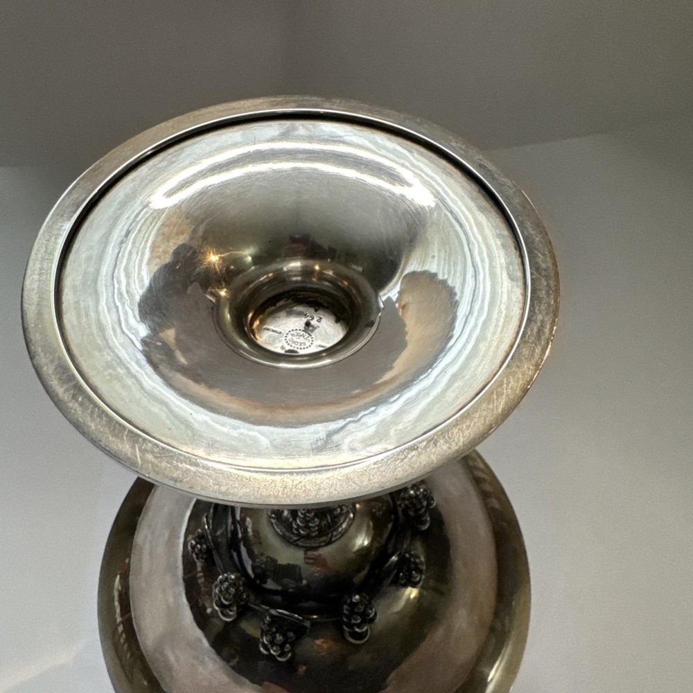 Authentic Georg Jensen Denmark Sterling Silver Large Grape Bowl 264A
