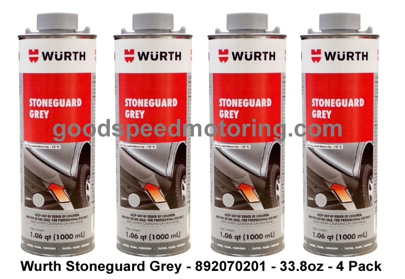 Wurth Stoneguard Grey - 4 Pack- 892070201