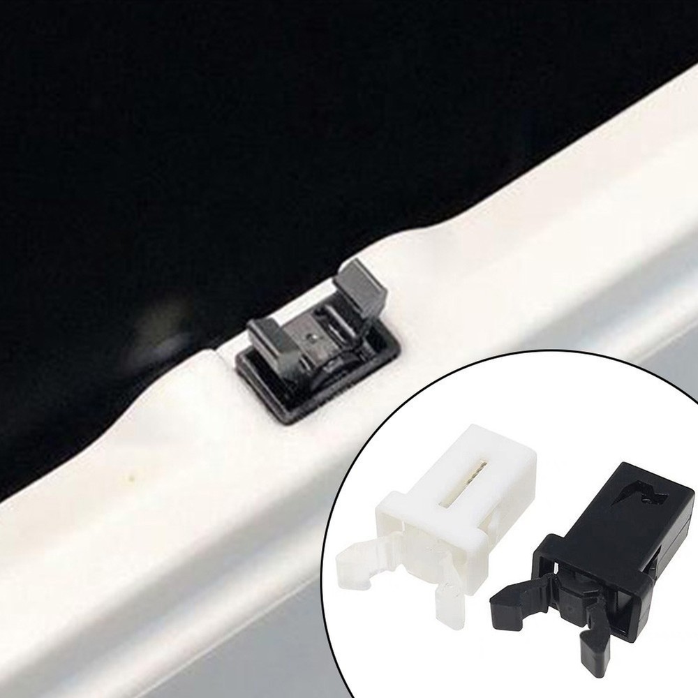 20PCS Replacement Latch for Trash Can Lid Self Locking Bin Switch White