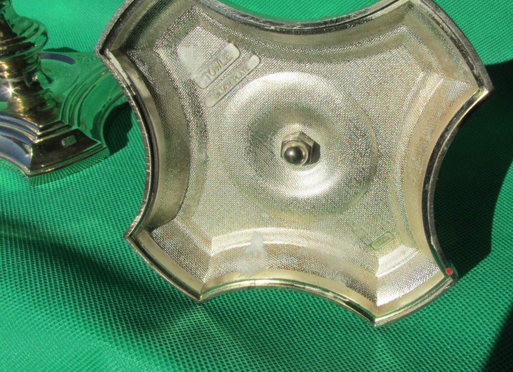 Towle silverplate Candlestick Holder A Pair