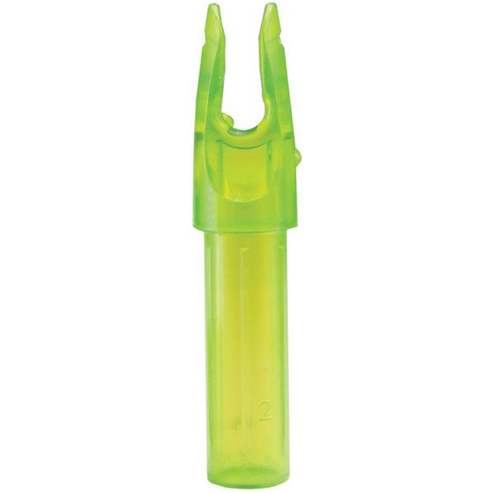 Carbon Express .166 Launchpad Precision Nock 12-Pack - Clear/Green