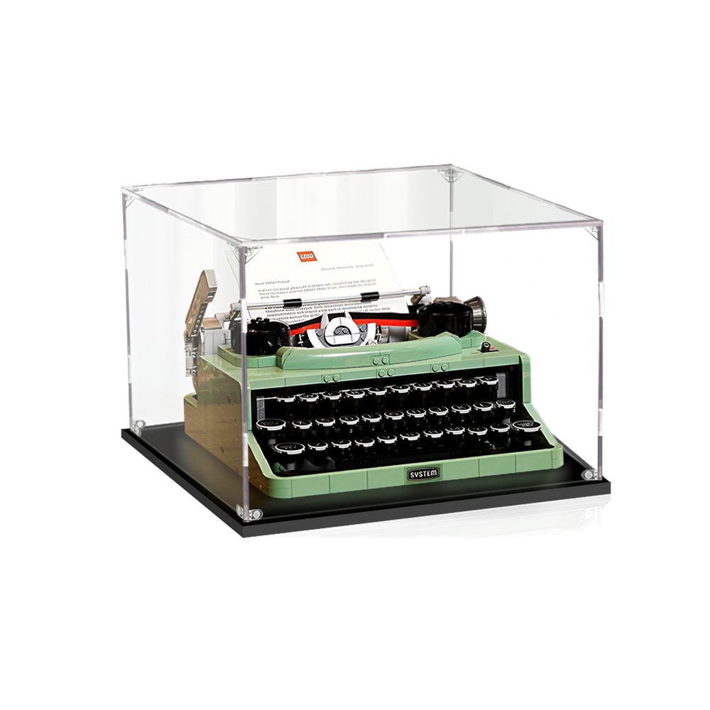 Acrylic Display Case for LEGO® Typewriter 21327