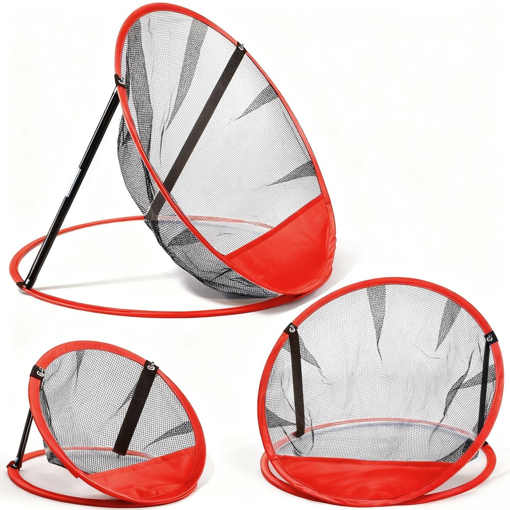 3 Pack Golf Chipping Net, 3 Sizes Pop Up Golf Target Practice Net for Indoor ...