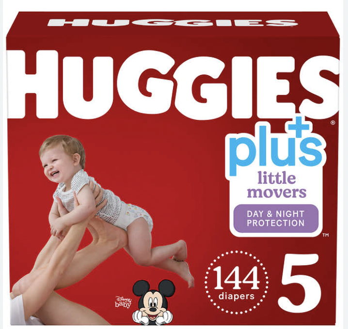 Huggies Plus Size Diapers - Sizes 1-7 Bulk Quantity & Free Shipping!
