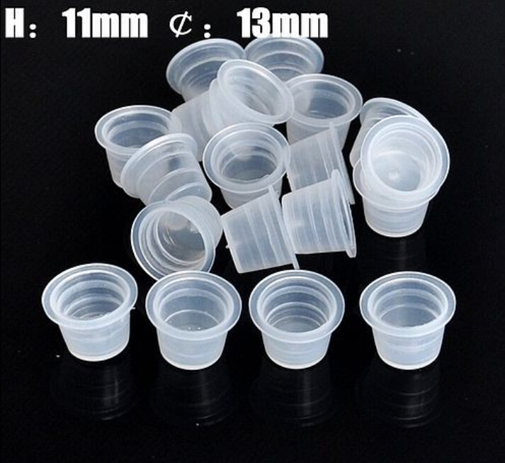 100pcs 5RL permanent tattoo makeup machine needle for eyebrow with 20 pc ink cup