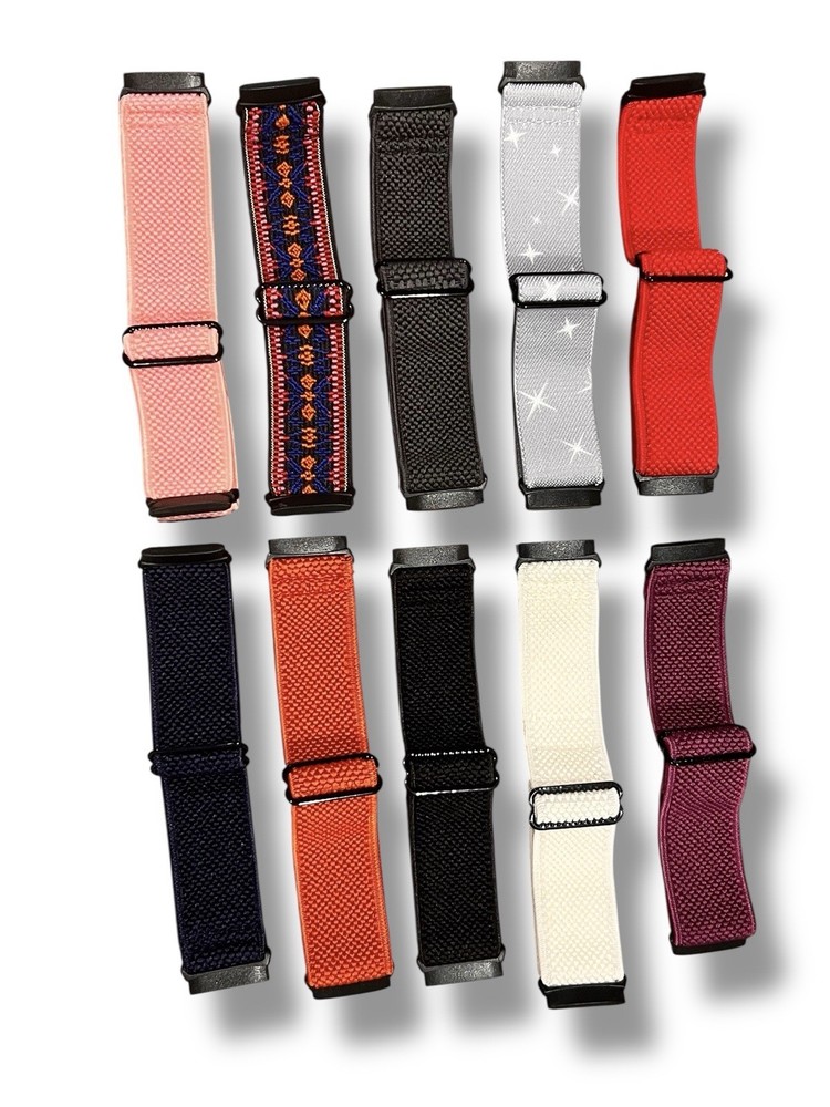 10 Pack Fit Bit Versa? Replacement Bands Multicolor Washable, NEW