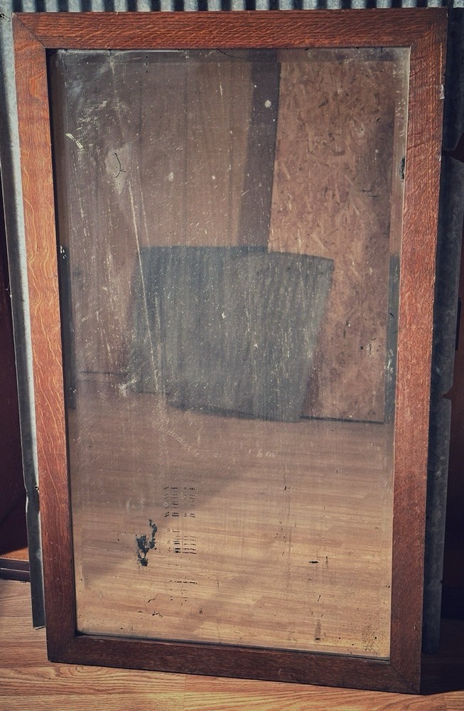 Antique Mission Style Mirror