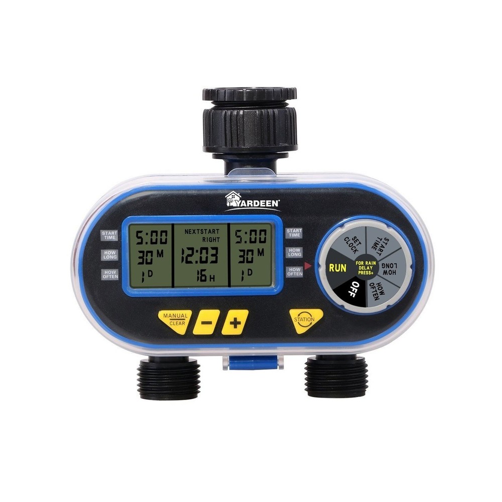 Sprinkler Timer for Garden Hose, Programmable Hose Timer with Rain ... Fast Ship