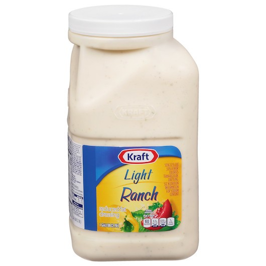 Kraft Light Done Right Ranch Dressing Bulk, 1 Gallon, 4 Per Case