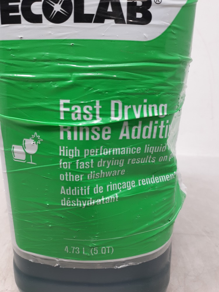 Ecolab Fast Drying Rinse Additive, 5Qt