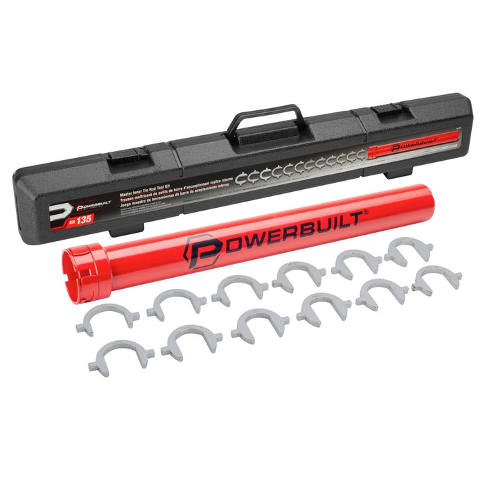 Powerbuilt 647785 Master Inner Tie Rod Removal Tool Kit Set