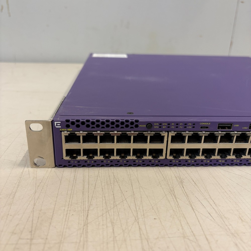 Extreme Networks X465-48P 48-Port Network Switch TESTED