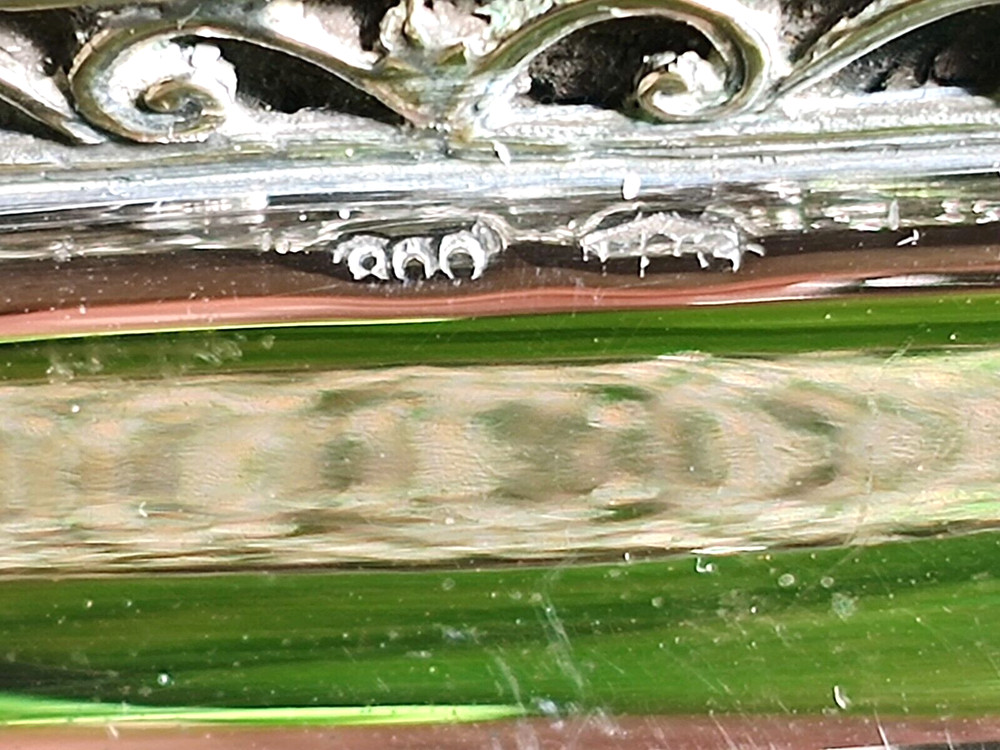800 silver, tray, centrepiece, Made in Italy