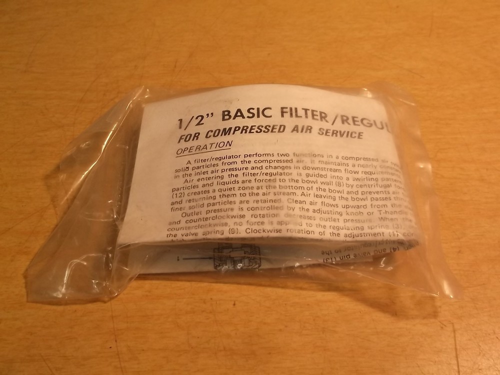 NEW Norgren 5550-06 1/2" Basic Regulator/Filter for Compressed Air *FREE SHIP*