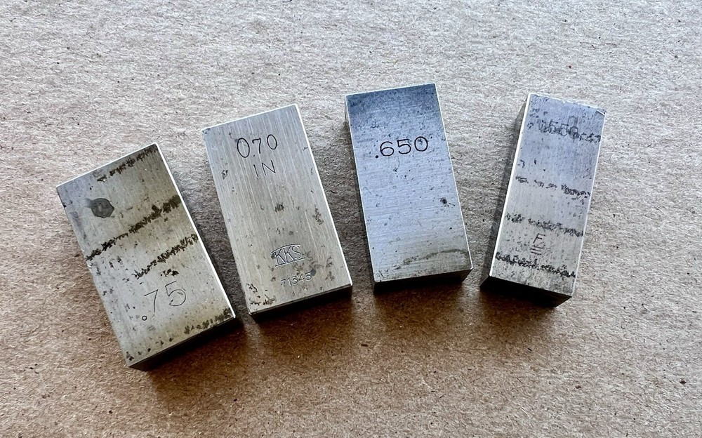 Machinist Toolmaker Rectangular Gage Blocks Lot