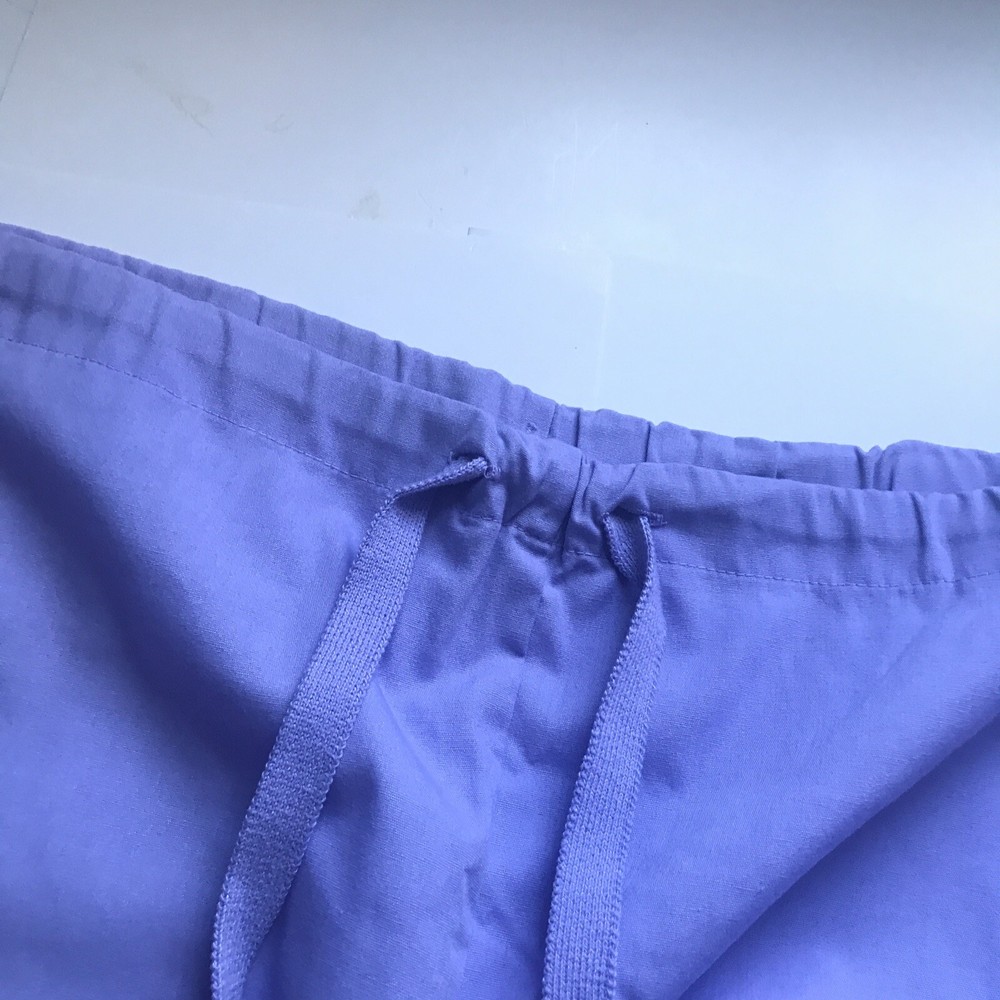 Crest medium purple VGC one pocket drawstring scrub set