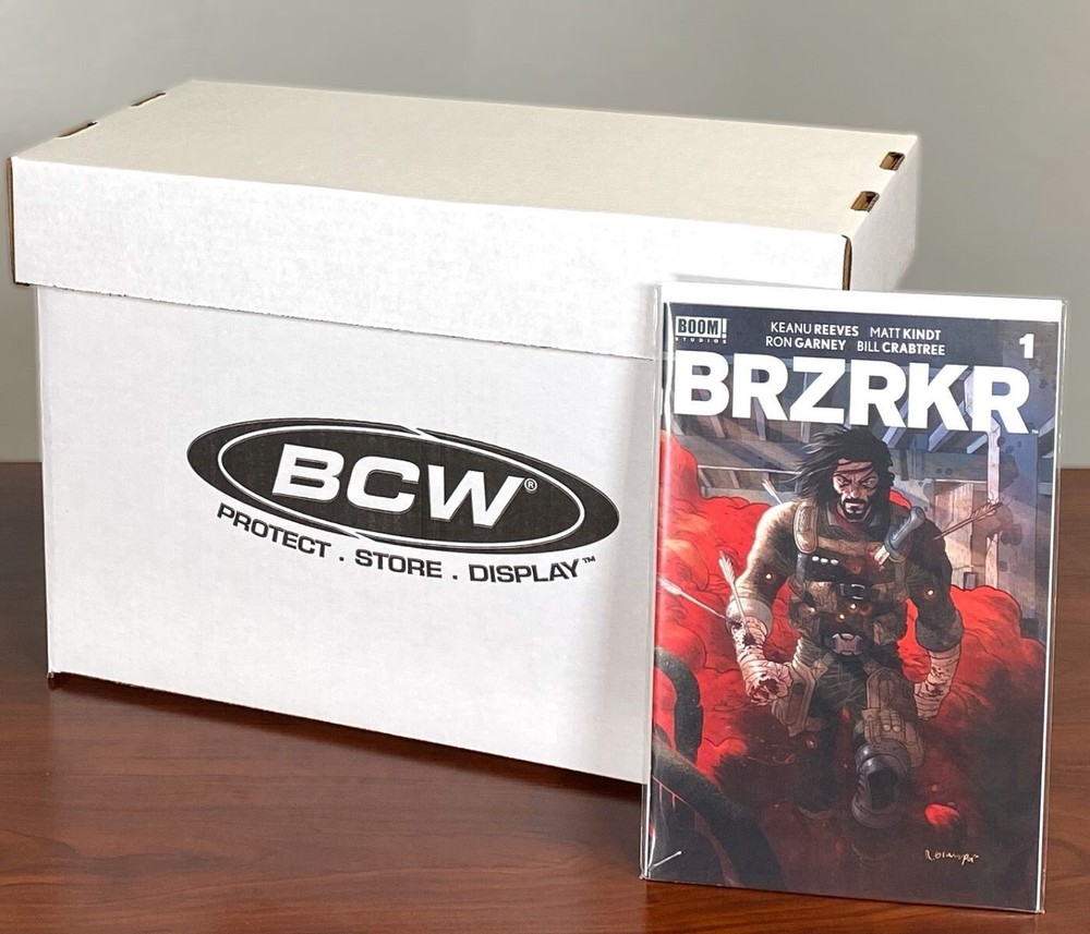 20 Comic Book Storage Boxes Short Holds 150-175 Acid Free Stackable Durable BCW