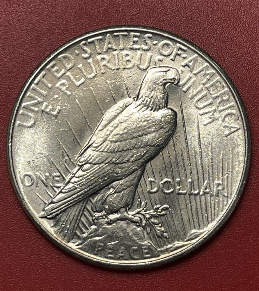 1935 P Peace Silver Dollar, Uncirculated.