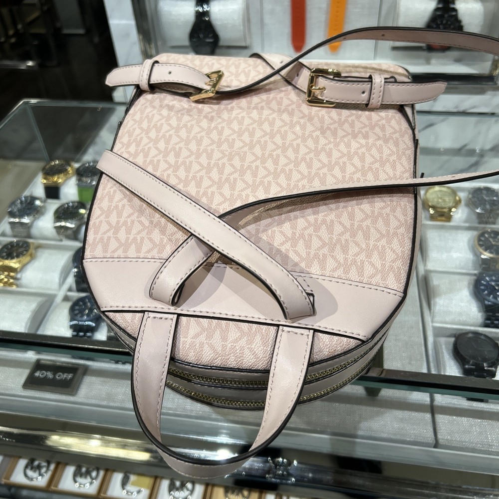 Michael Kors Jaycee Medium Zip Pocket Backpack MK Powder Blush