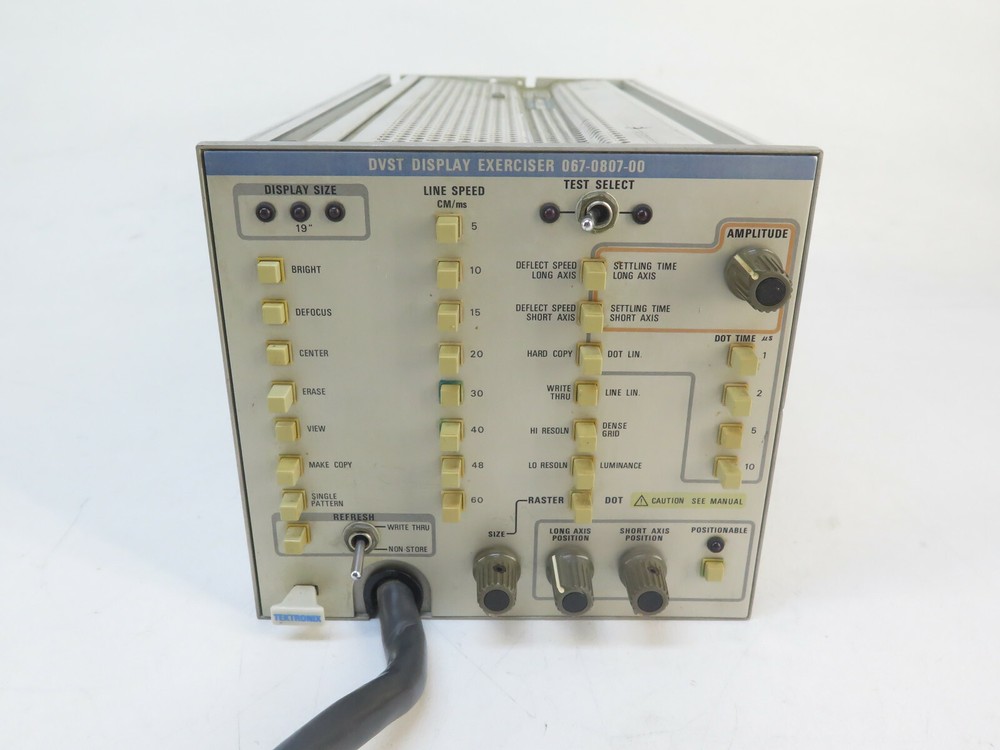 Tektronix 067-0807-00 DVST Display Exerciser