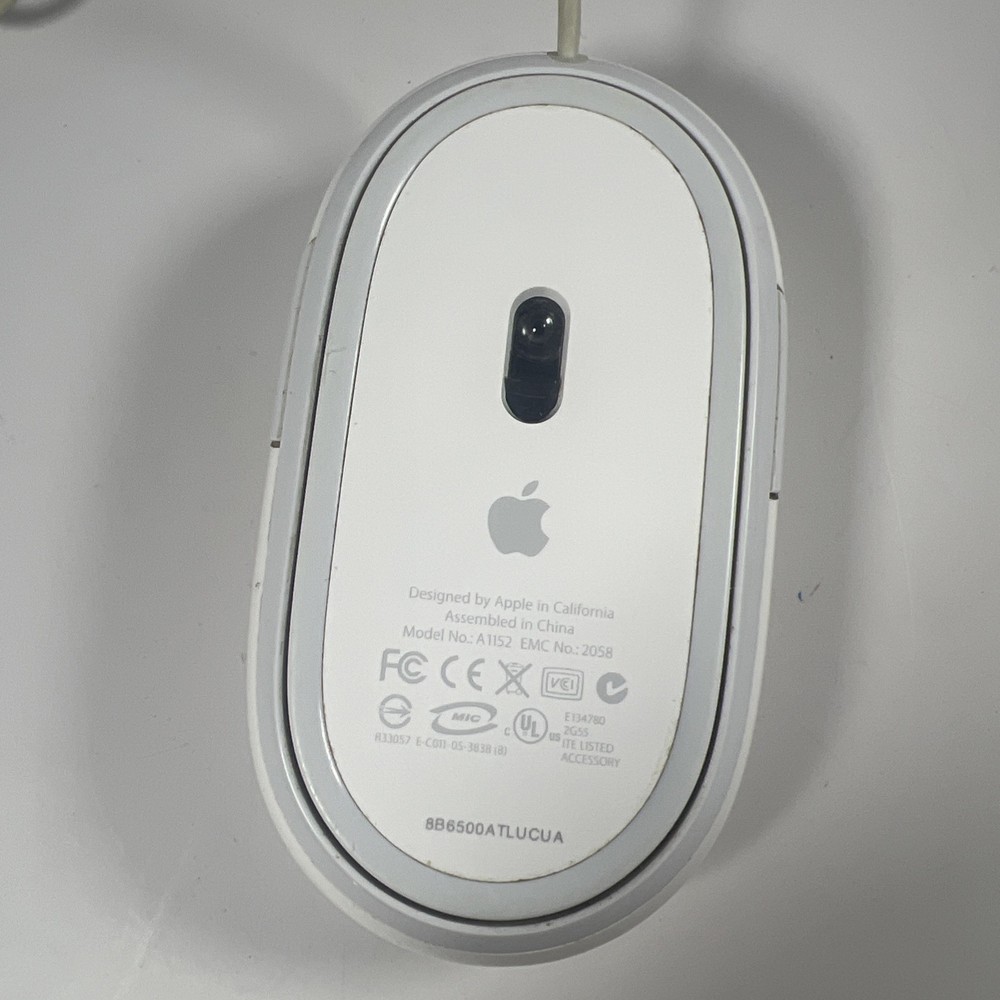 Genuine Apple A1152 USB Optical Mouse ☝ Wired Pro Mouse for iMac, MacBook