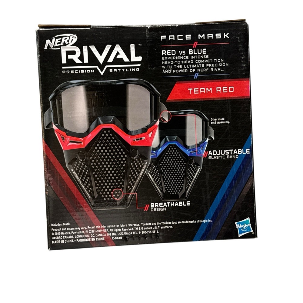 Nerf Rival Face Mask Red