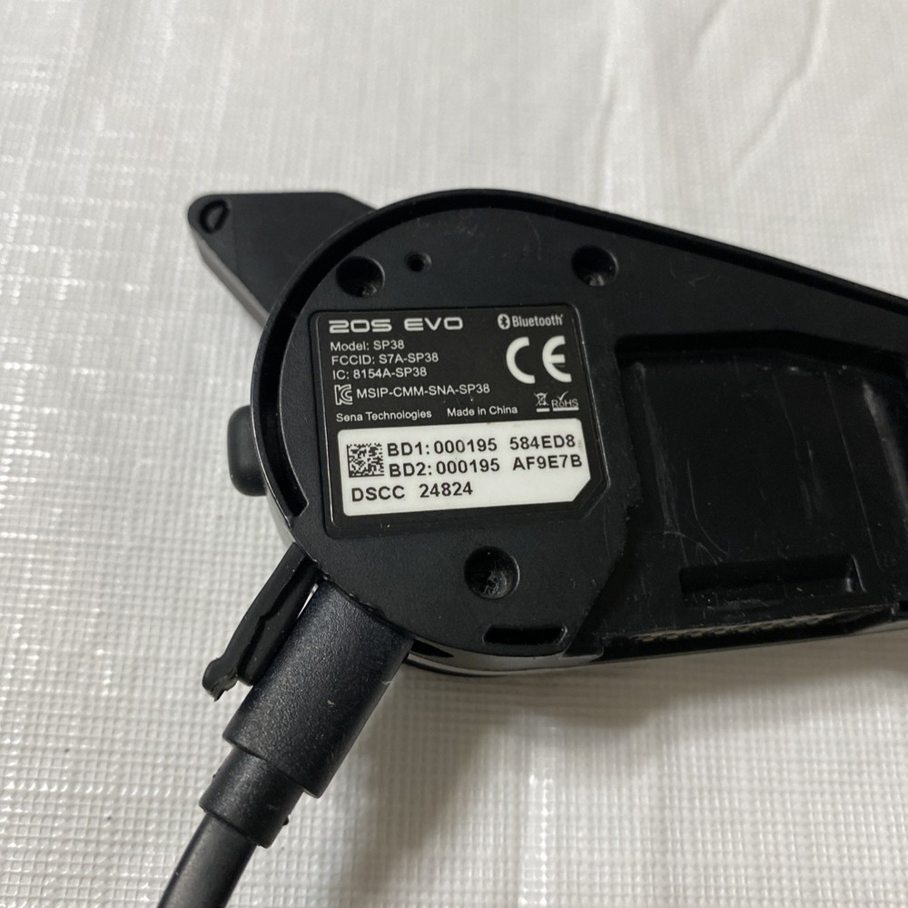 SENA 20S-EVO Motorcycle Bluetooth Headset Communication System - Used