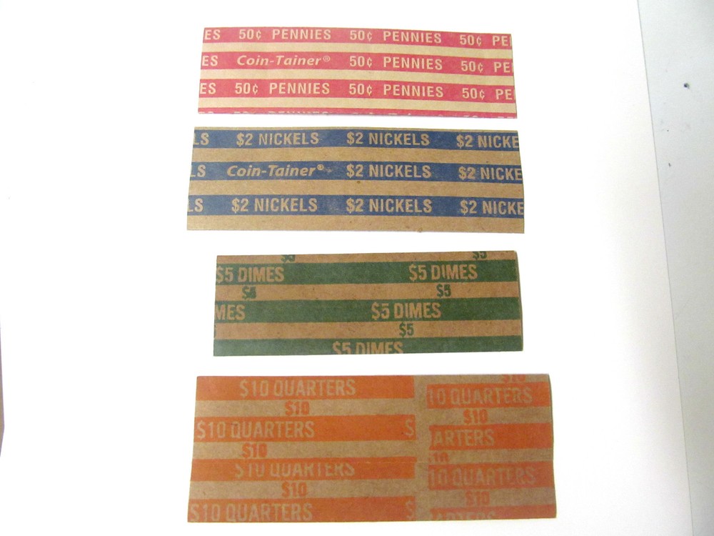 200 ASSORTED FLAT COIN WRAPPERS