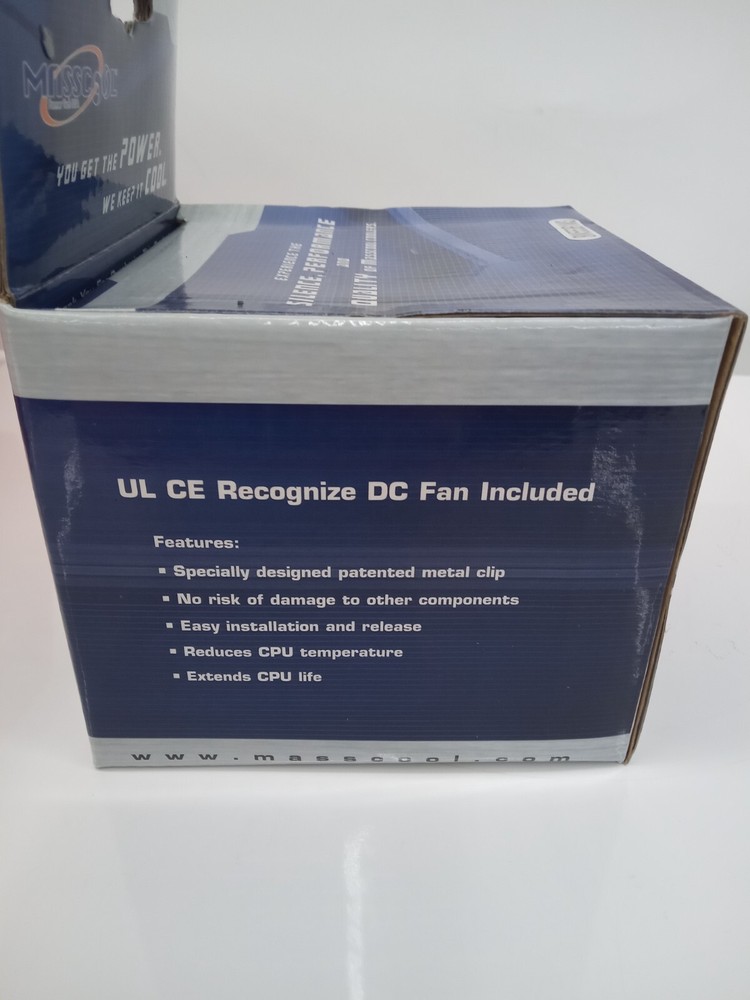 MASSCOOL 8W553B1M3 CPU FAN COOLER
