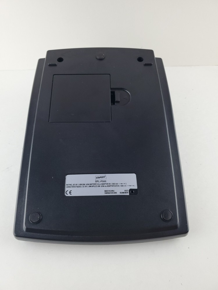 Staples Printing Calculator SPL-P500 12 Digit Tested