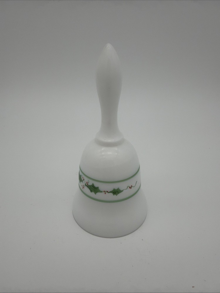 fenton milk glass bell