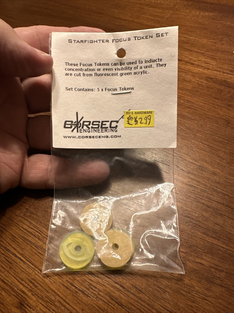 Corsec Engineering Starfighter Focus Tokens For X-Wing, Etc