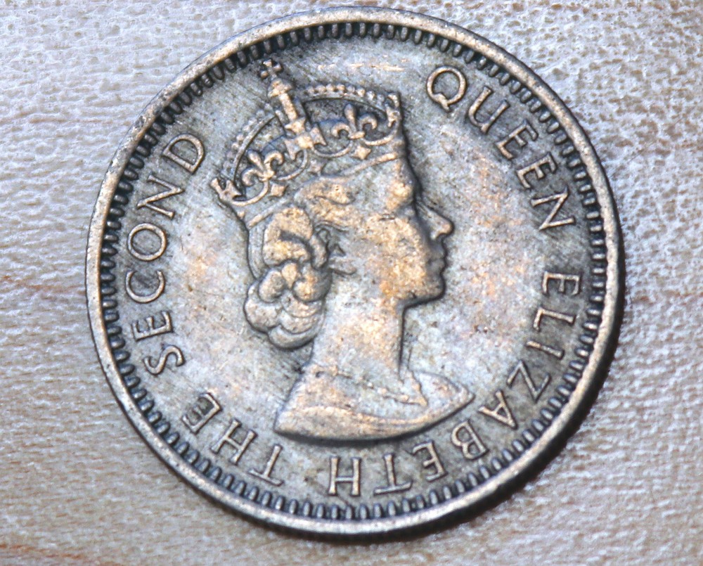 1961 Malaya & British Borneo 10 Cents
