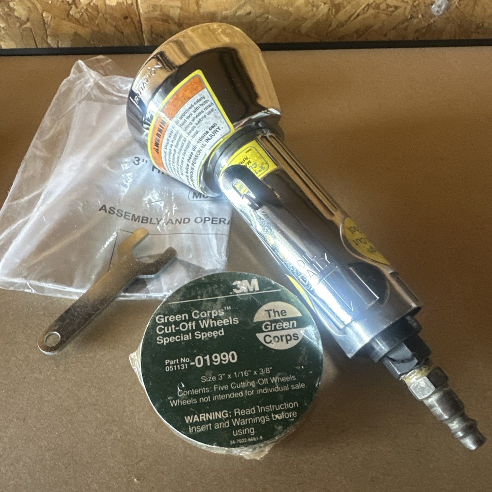 CENTRAL PNEUMATIC 3" HIGH SPEED AIR CUTTER 90 PSI