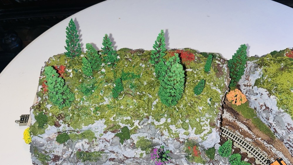N Scale Mountain Scenery Layout