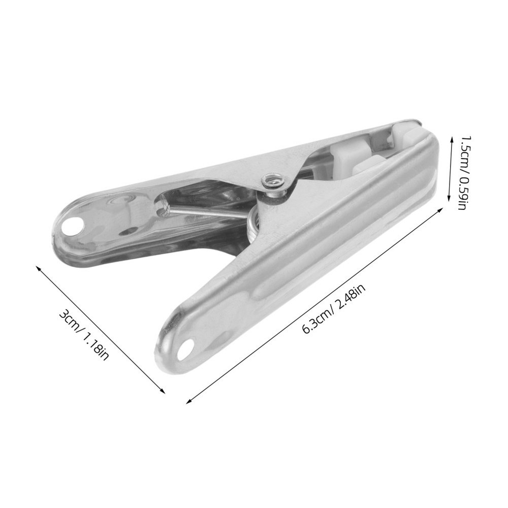 10 Pcs Laundry Clip Anti-rust Space-saving Clothespin Clothespins Clothesline
