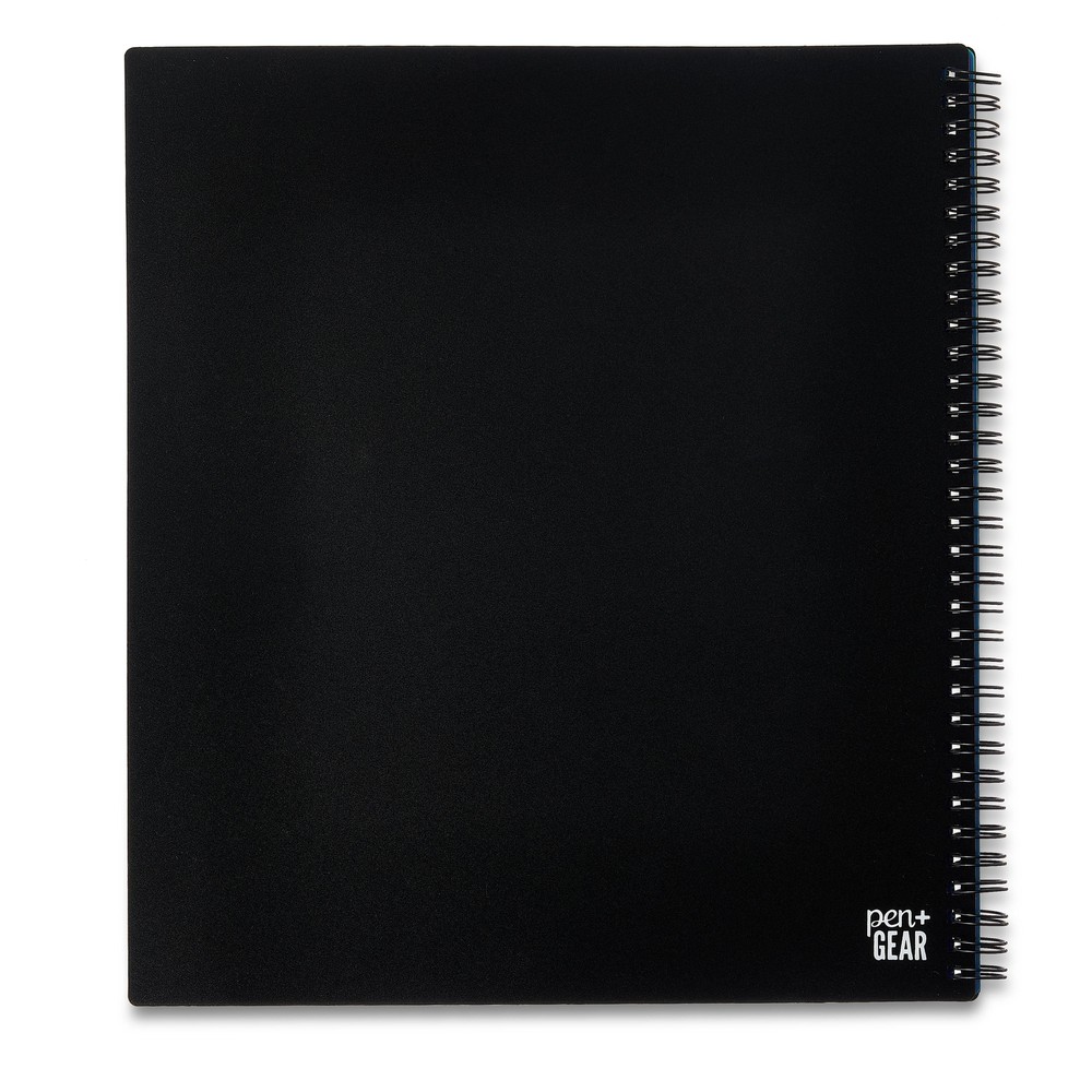 SCHOOL ORGANIZER FILE NOTEBOOK 12 Pocket Spiral Bound Plastic