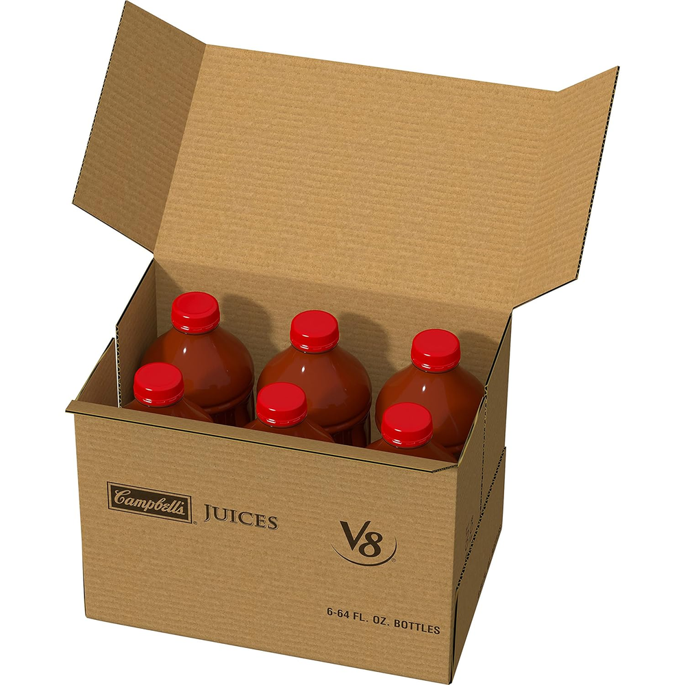 , 100% Tomato Juice, 64 Oz Bottle (Pack of 6)