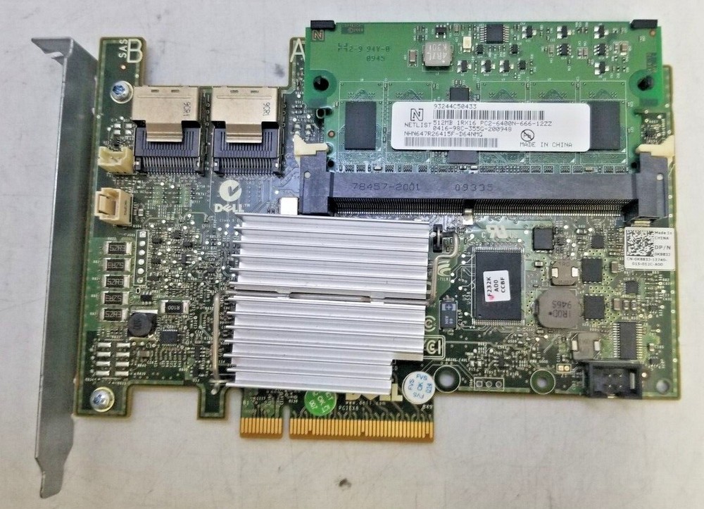 Dell PowerEdge T310 Server 512MB Dual SAS Card