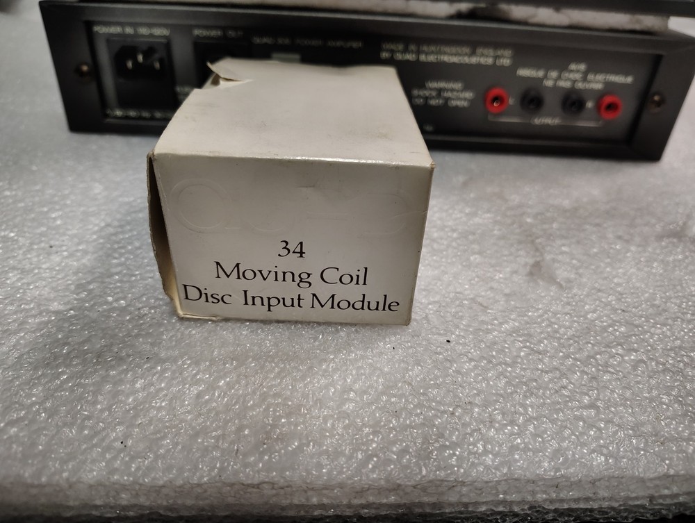 QUAD control unit 34, power amplifier 306 and Tuner FM4