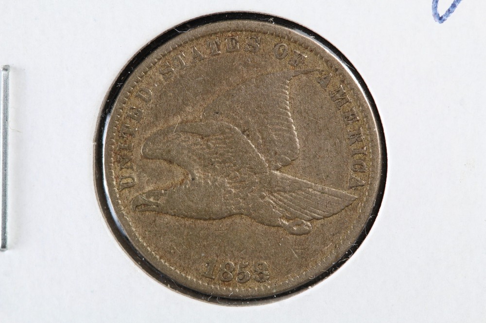 1858 Flying Eagle Cent Small Letter 3866