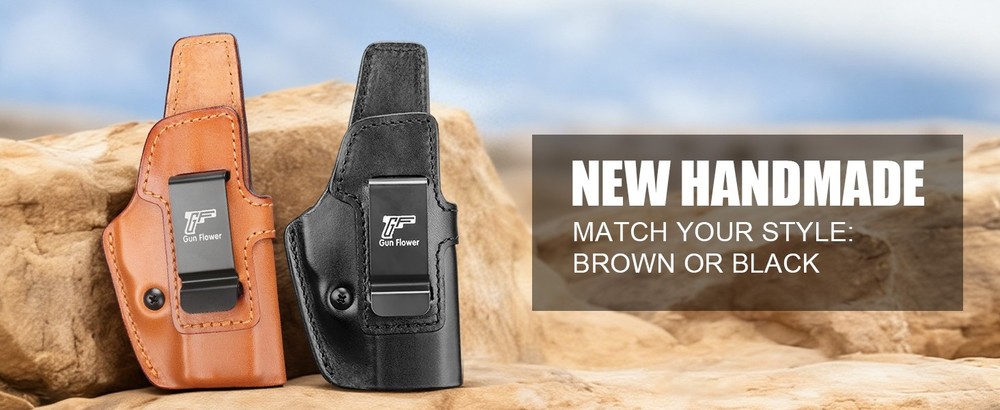 IWB Leather Holster for Springfield Hellcat Pro/Comp,Hellcat RDP-Optic Cut,RH